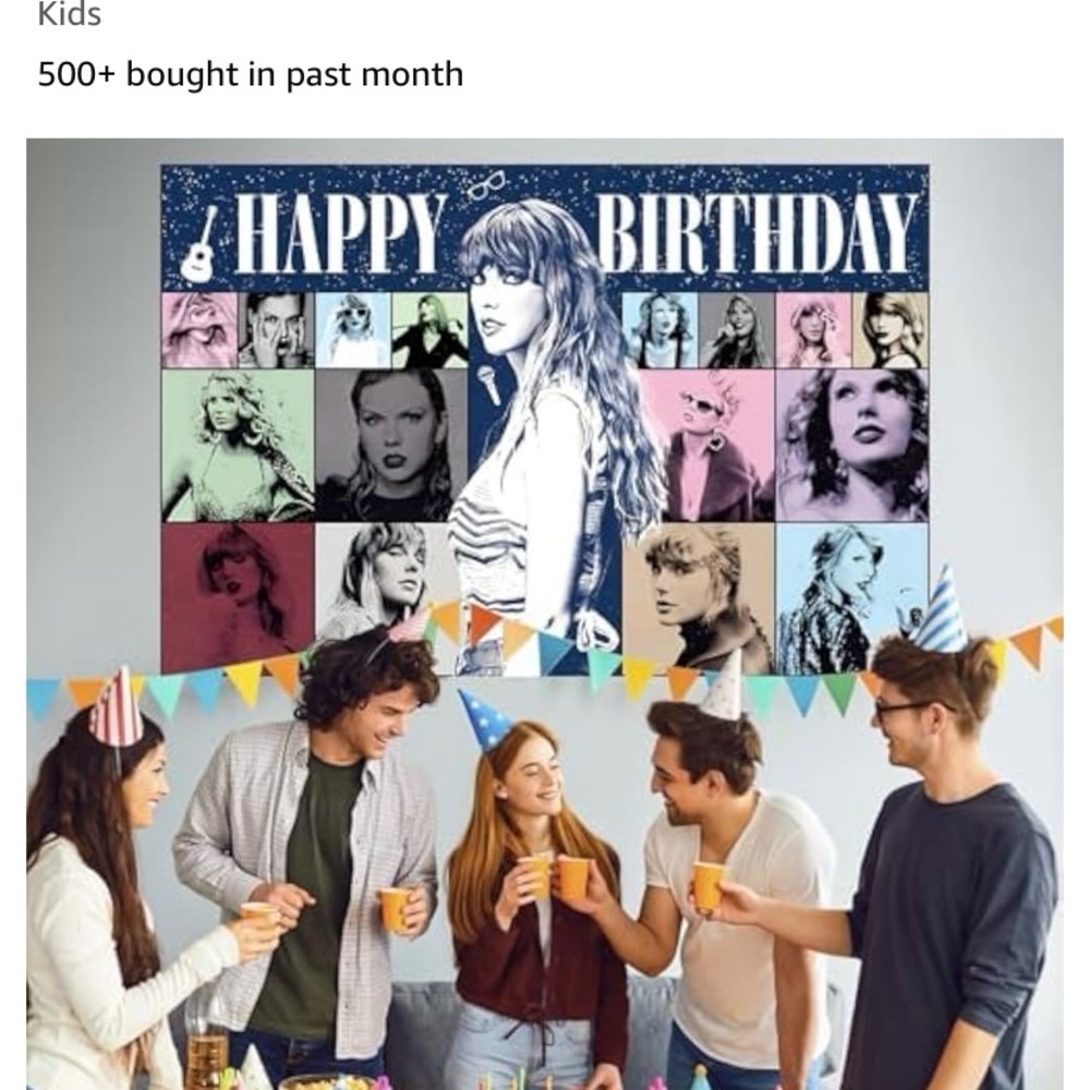 Happy Birthday Collage Poster - Taylor Swift